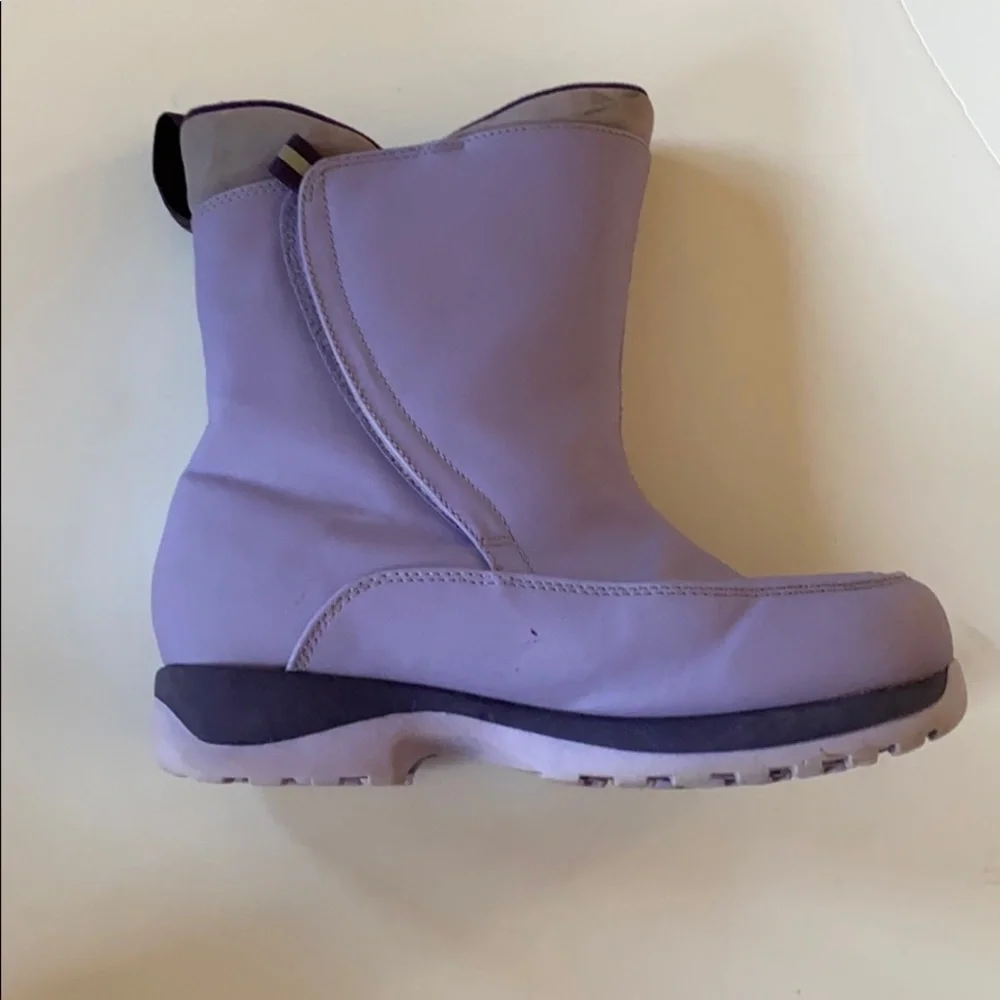 Lands End purple fleece